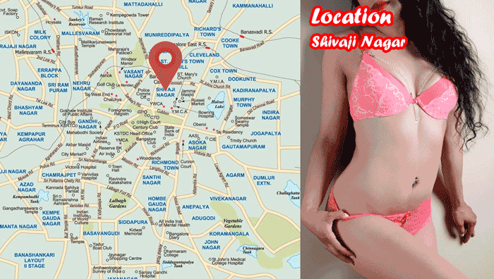 Bangalore Escorts service map
